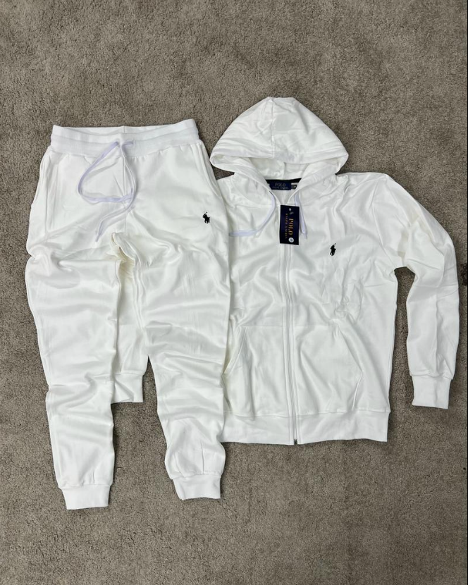 Fleece Cremallera Sudadera Blanca Polo Ralph Lauren Ralph Lauren