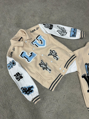 CHAQUETA LOUIS VUITTON CREMA MAX calidad