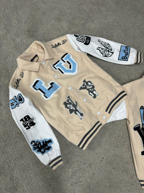 CHAQUETA LOUIS VUITTON CREMA MAX calidad