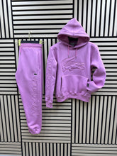 Chándal Lacoste rosa Bordado