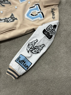 CHAQUETA LOUIS VUITTON CREMA MAX calidad