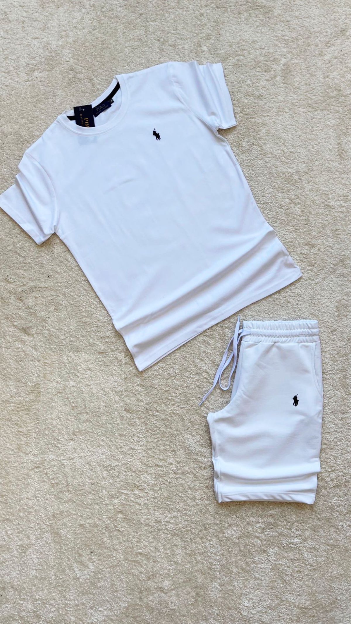 CONJUNTO CORTO RALPH LAUREN BLANCO