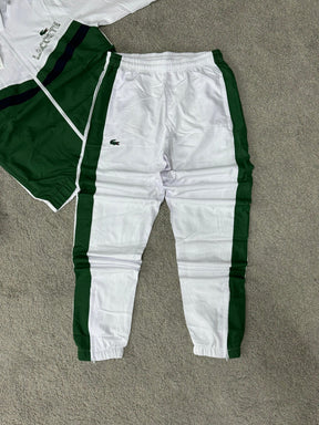 Chandal LACOSTE verde-blanco
