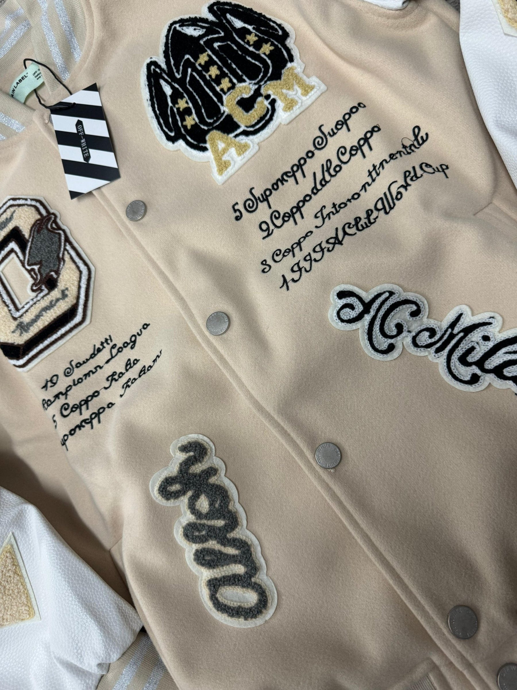 CHAQUETA OFF WHITE MAX calidad