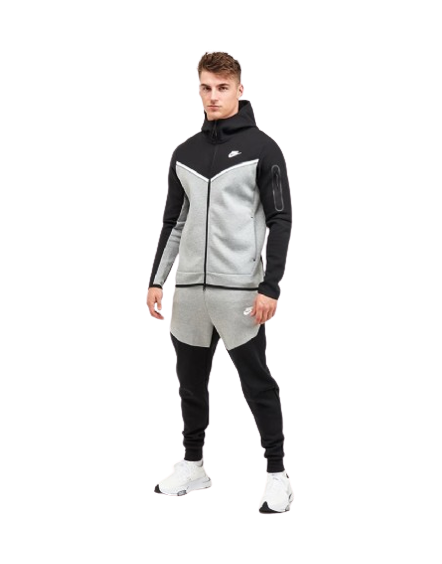 Chandal Nike Tech Fleece negro/gris